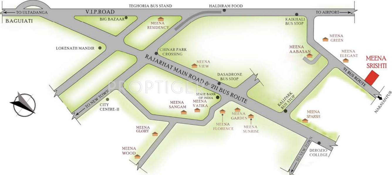  meena srishti Images for Location Plan of GM Meena Srishti