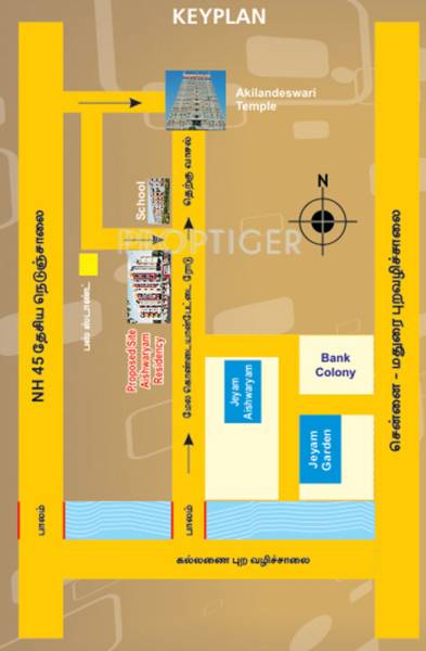  aishwaryam-residency Location Plan