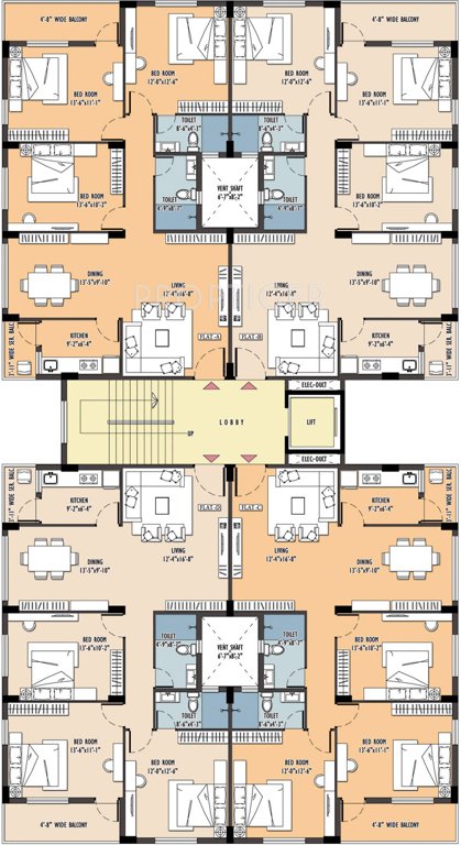 Images for Cluster Plan of Bengal Oasis