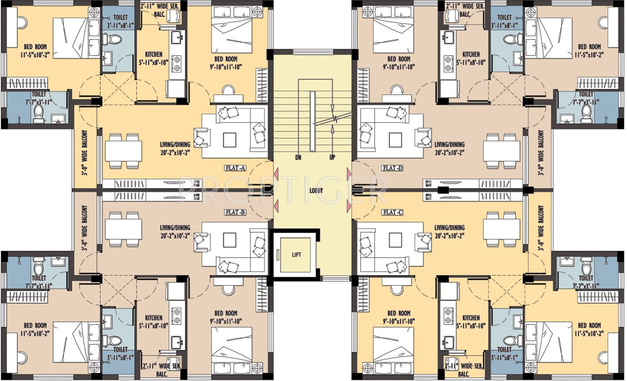 Images for Cluster Plan of Bengal Oasis