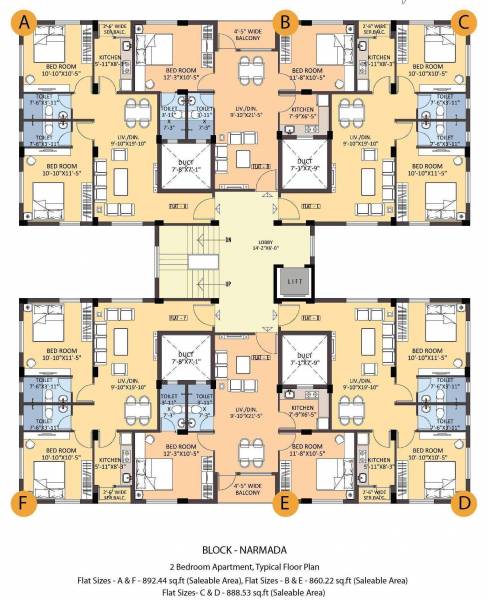 Images for Cluster Plan of Bengal Oasis