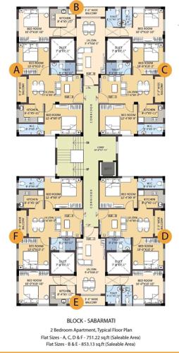 Images for Cluster Plan of Bengal Oasis