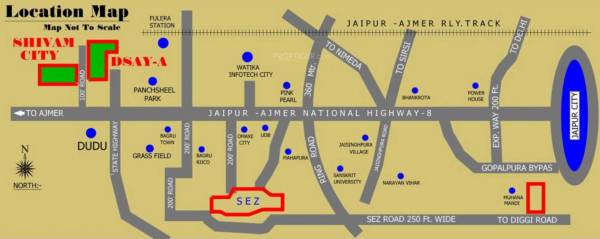 Location Plan rajasthans-group shivam-city Location Plan