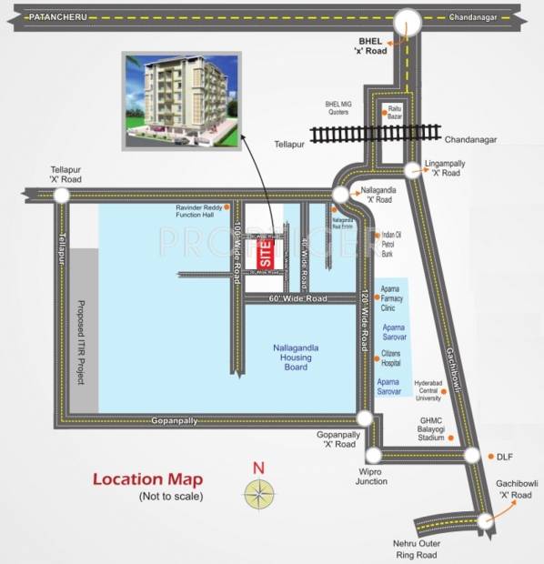 Images for Location Plan of SBC Sai Nilayam