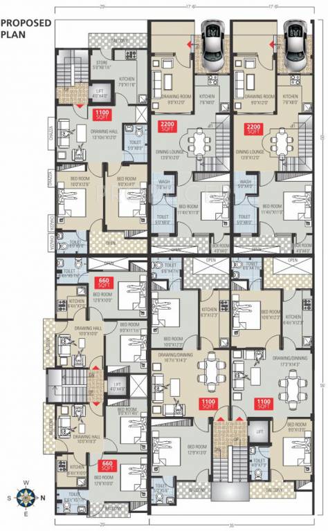 Images for Cluster Plan of Vibrant Nandan Residency