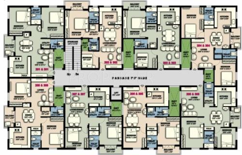Block A & B Cluster Plan for 1st & 2nd Floor cs-housing-promoters metro-village Block A & B Cluster Plan for 1st & 2nd Floor