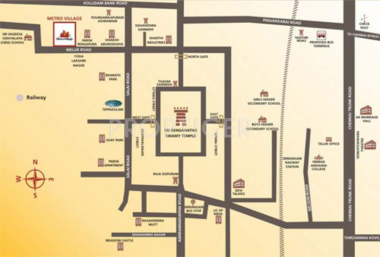cs housing promoters metro village Location Plan