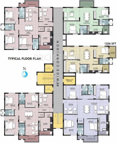 Images for Cluster Plan of Namitha Everest Images for Cluster Plan of Namitha Everest