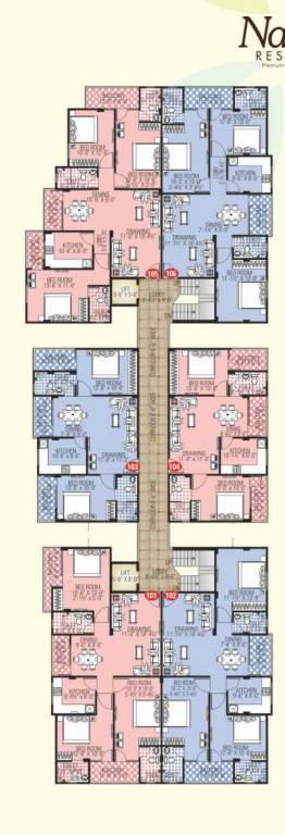  naman residency phase ii Tower B Cluster Plan