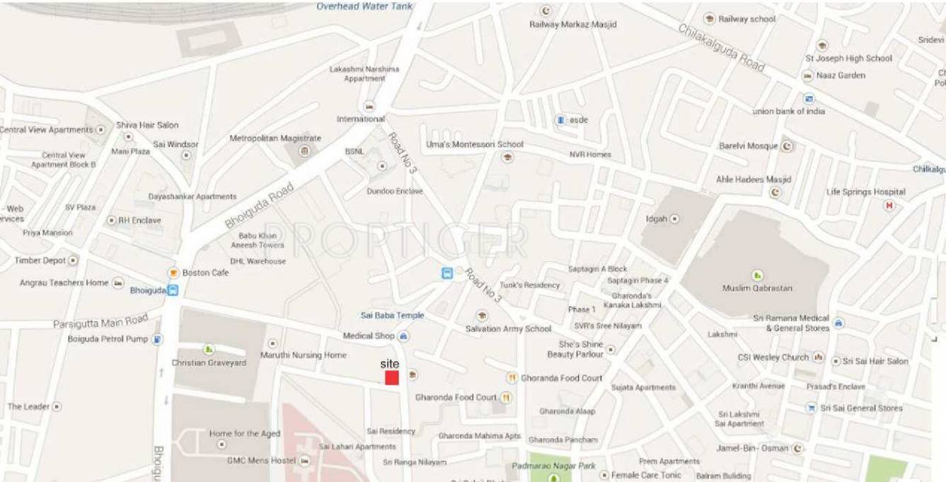 namitha padmanabha Location Plan