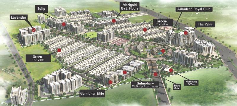 Images for Master Plan of Ashadeep Group Gulmohar Walkup Apartment