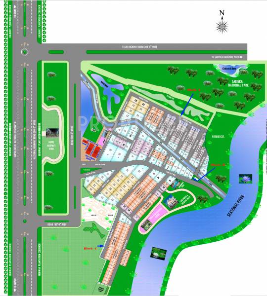 rajasthans-group sariska-green Layout Plan