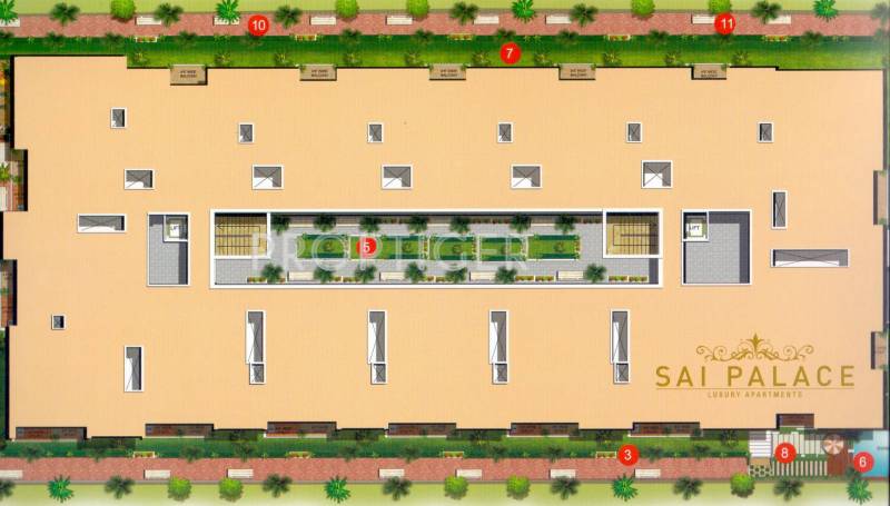 Images for Site Plan of Sadhguru Sai Palace