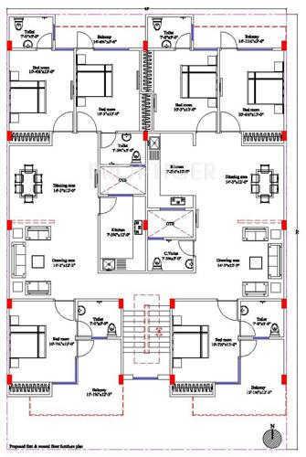 Images for Cluster Plan of Vinayak Vinayak Apartments