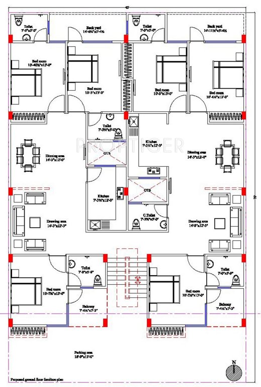 Images for Cluster Plan of Vinayak Vinayak Apartments