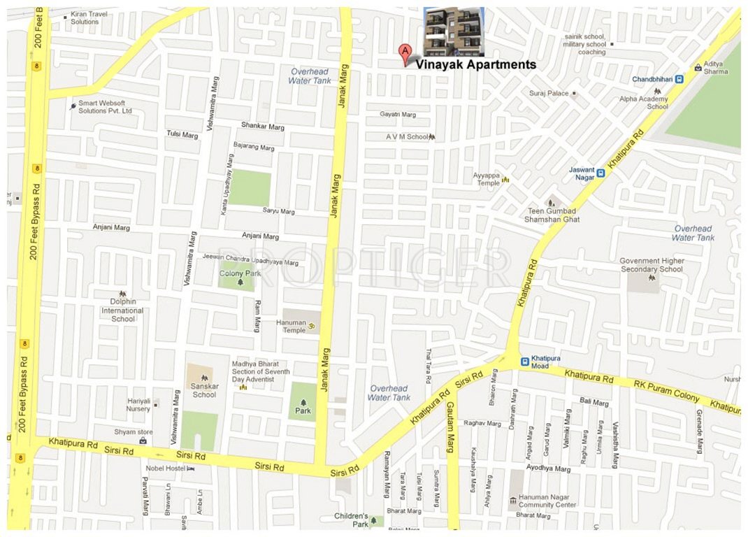 Images for Location Plan of Vinayak Vinayak Apartments
