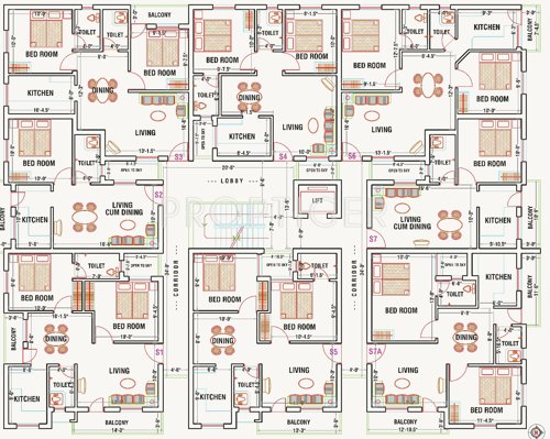 Images for Cluster Plan of GP Cherry Blossom