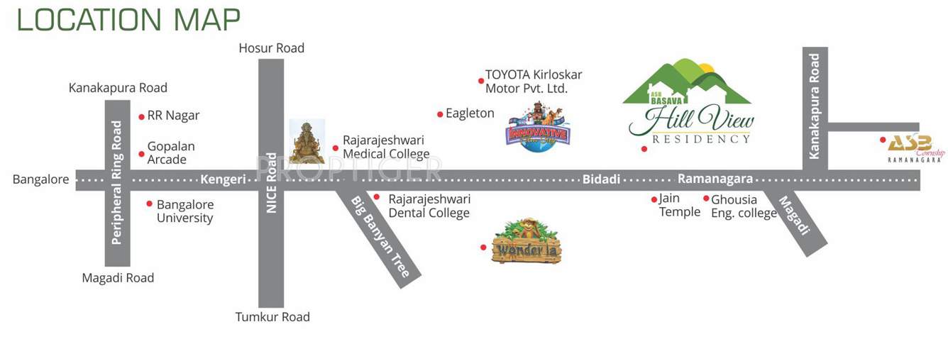  basava hill view residency Images for Location Plan of ASB Basava Hill View Residency