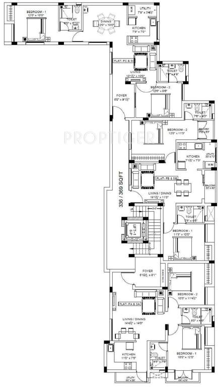 Images for Cluster Plan of Geeyam Vaikuntham