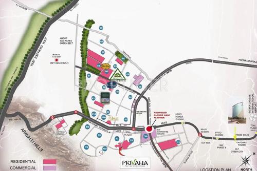 Images for Location Plan of DLF Privana privana Images for Location Plan of DLF Privana