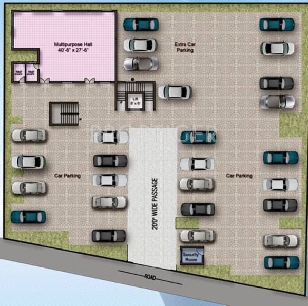Images for Cluster Plan of Sri Vasantham Apartment