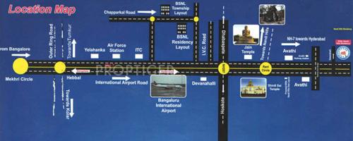 Images for Location Plan of BSNL Employees Welfare House Nandi Hills Residency