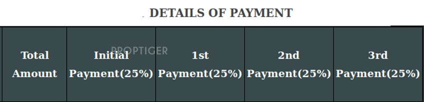 Images for Payment Plan of BSNL Employees Welfare House Nandi Hills Residency Payment Plan