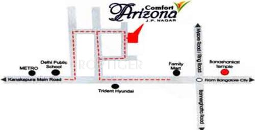 Images for Location Plan of Comfort Builders and Developers Arizona arizona Images for Location Plan of Comfort Builders and Developers Arizona