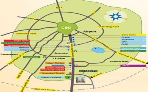  grands-apartment Images for Location Plan of Dhanush Grands Apartment