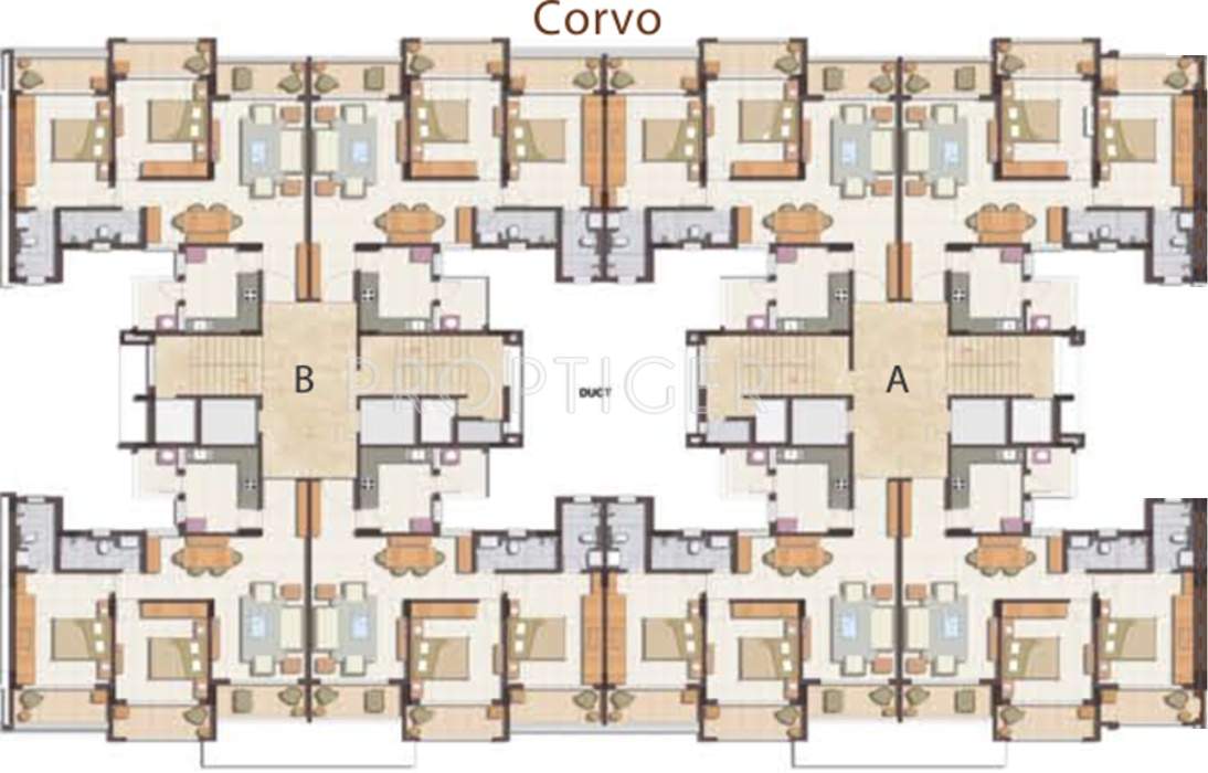  ocean park residency Images for Cluster Plan of Mathias Ocean Park Residency
