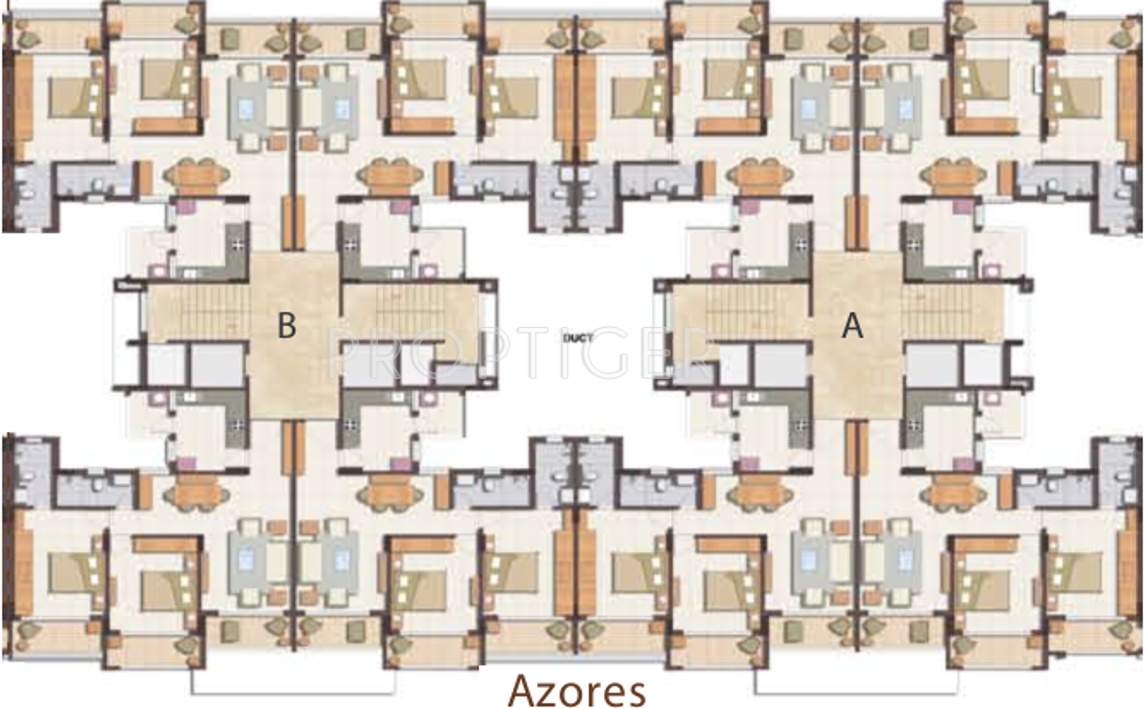  ocean park residency Images for Cluster Plan of Mathias Ocean Park Residency