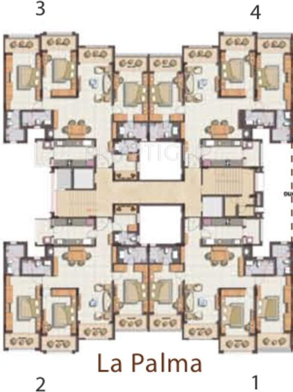  ocean park residency Images for Cluster Plan of Mathias Ocean Park Residency