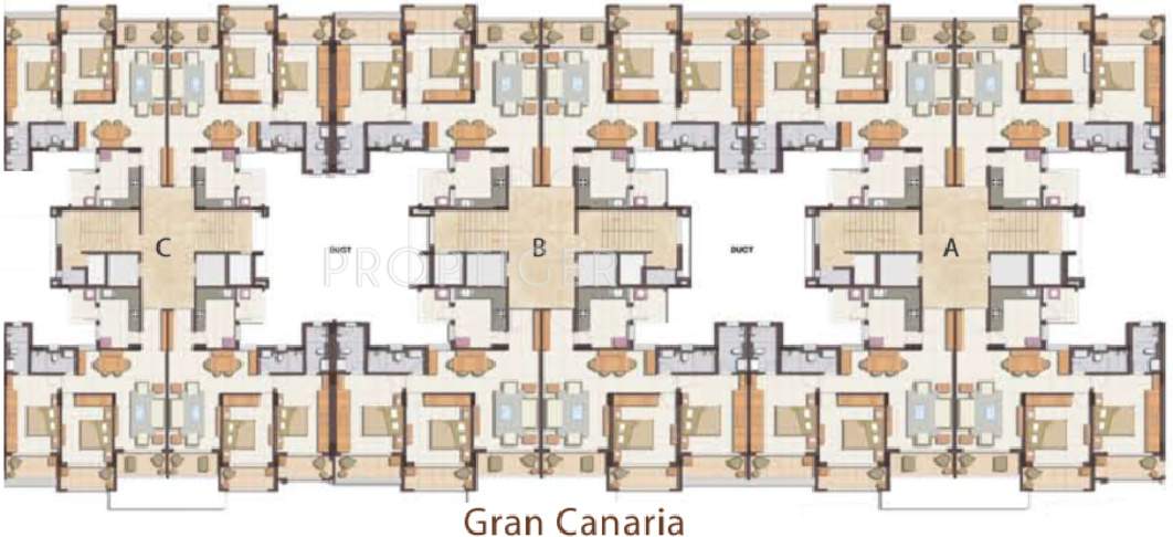  ocean park residency Images for Cluster Plan of Mathias Ocean Park Residency
