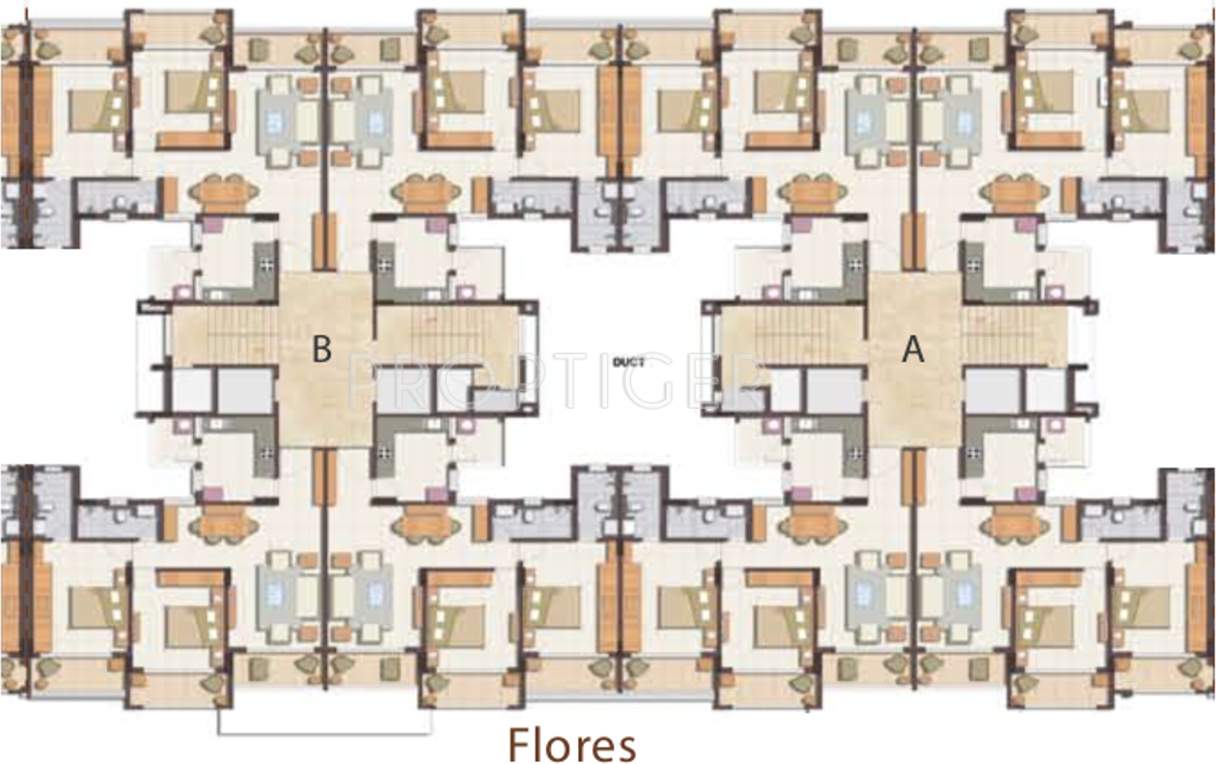  ocean park residency Images for Cluster Plan of Mathias Ocean Park Residency