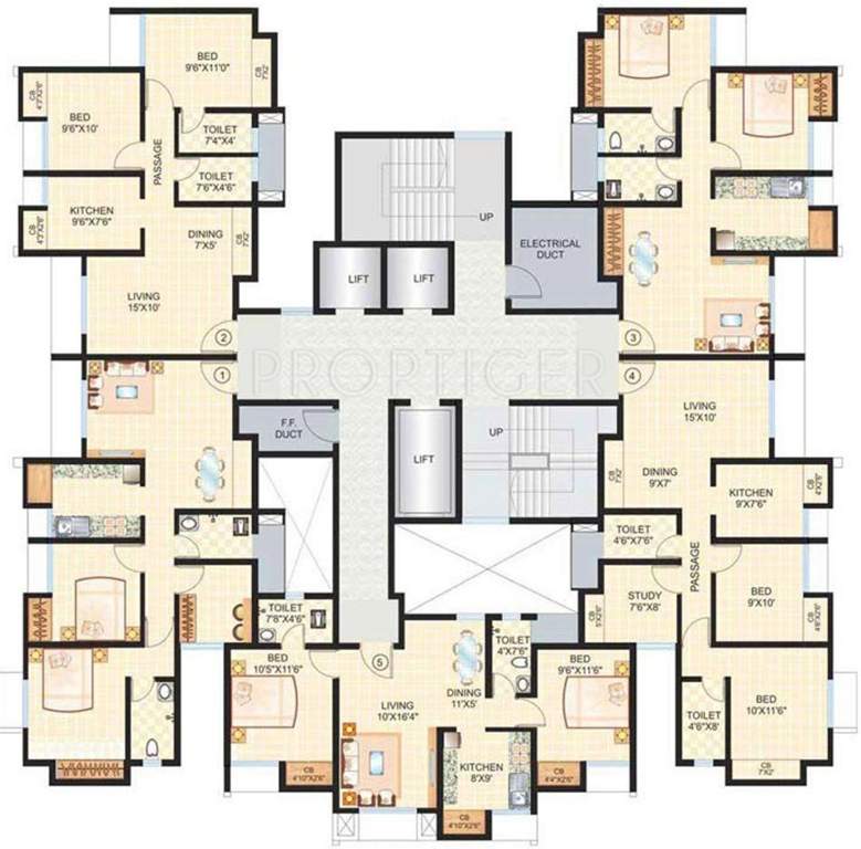  planet north Images for Cluster Plan of Dosti Planet North