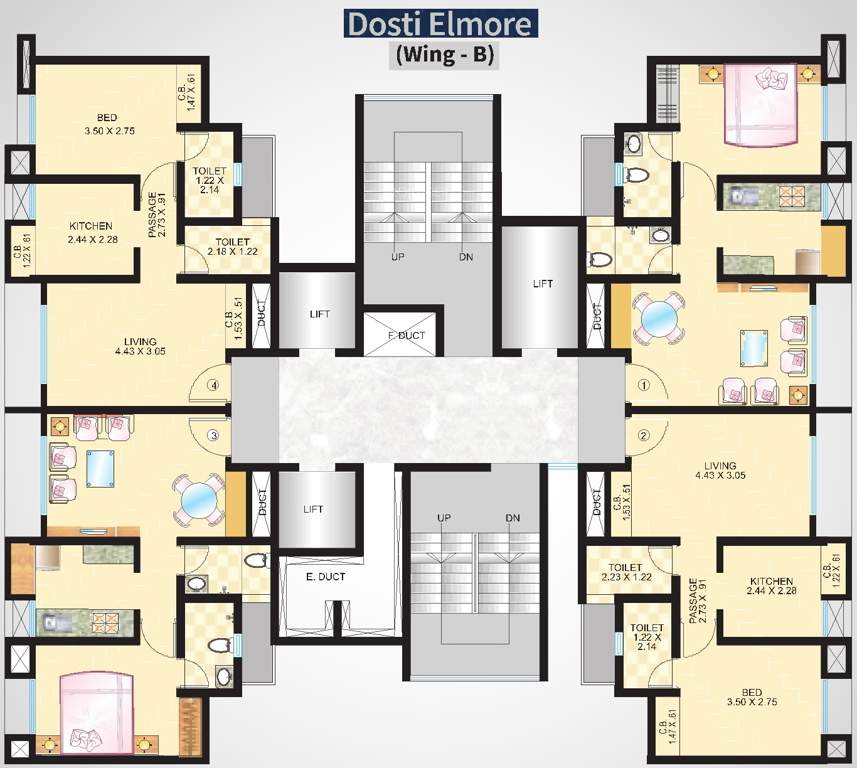  planet north Images for Cluster Plan of Dosti Planet North