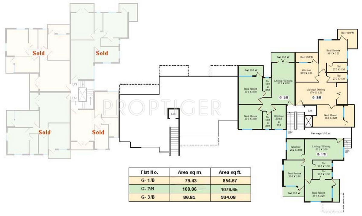 vaastu estate hermitage Hermitage Block B Cluster Plan For Ground Floor