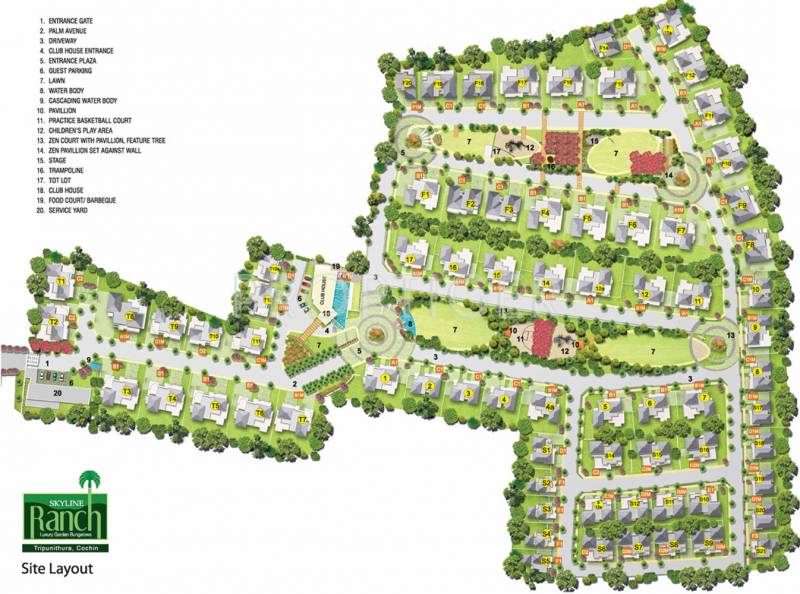 Images for Site Plan of Skyline Ranch