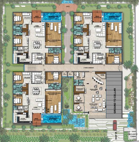Images for Cluster Plan of Namitha Isle Images for Cluster Plan of Namitha Isle