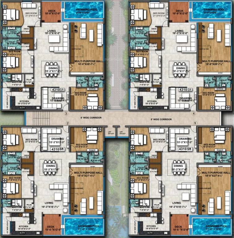 Images for Cluster Plan of Namitha Isle