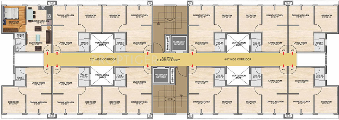  paud Tower A1 Cluster Plan