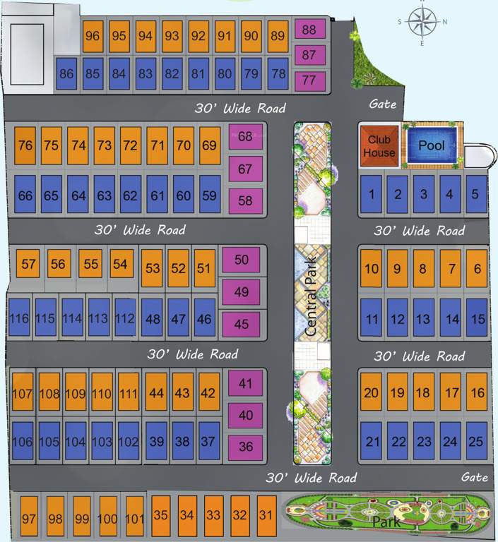 lakshmi elite villas Images for Layout Plan of SRJ Lakshmi Elite Villas