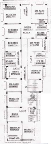 Images for Cluster Plan of Anamika Amrabati Apartment