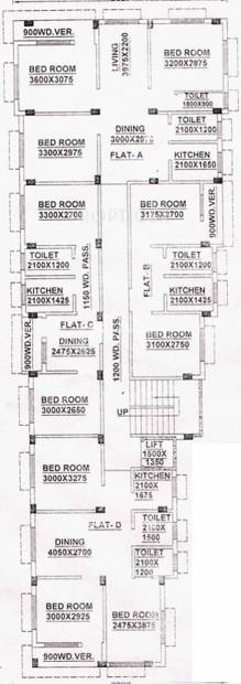 Images for Cluster Plan of Anamika Amrabati Apartment