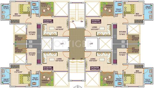 Images for Cluster Plan of Mahalaxmi Raga Homes