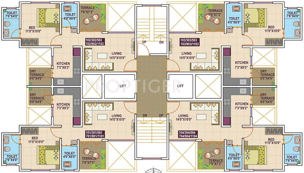 Images for Cluster Plan of Mahalaxmi Raga Homes