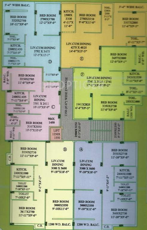 Images for Cluster Plan of Satyam Construction Sanchita Residency