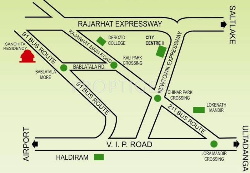 Images for Location Plan of Satyam Construction Sanchita Residency