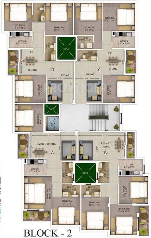  lake bliss Images for Cluster Plan of Rajwada Lake Bliss