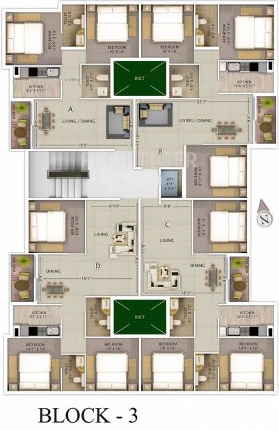  lake-bliss Images for Cluster Plan of Rajwada Lake Bliss